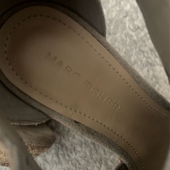 MARC FISHER Suede Espadrille Sandals - Picture 2 of 3